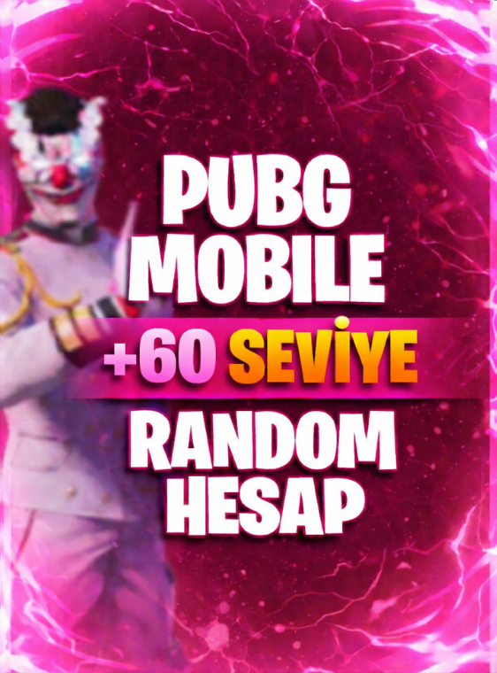 PUBG Mobile 60+ Seviye Random Hesap