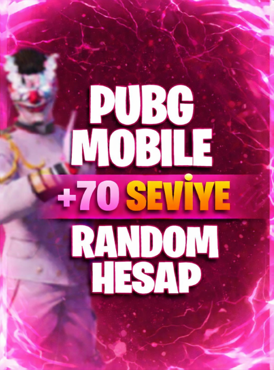 PUBG Mobile 70+ Seviye Random Hesap