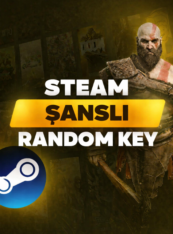 Steam Şanslı Random Key (50$+)