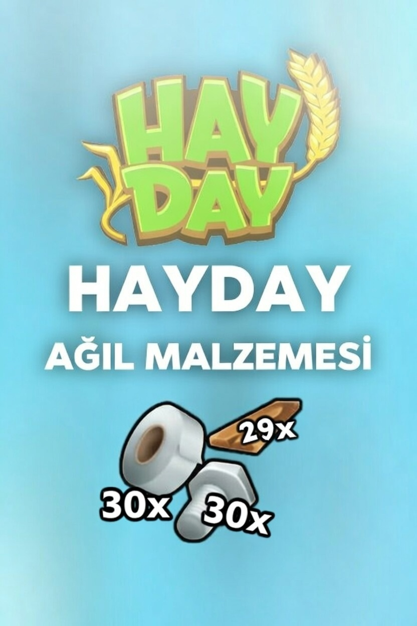 Hay Day 89x Ağıl Yükseltme Malzemesi