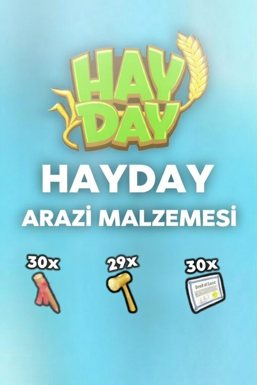 Hay Day 89x Arazi Genişletme Malzemesi
